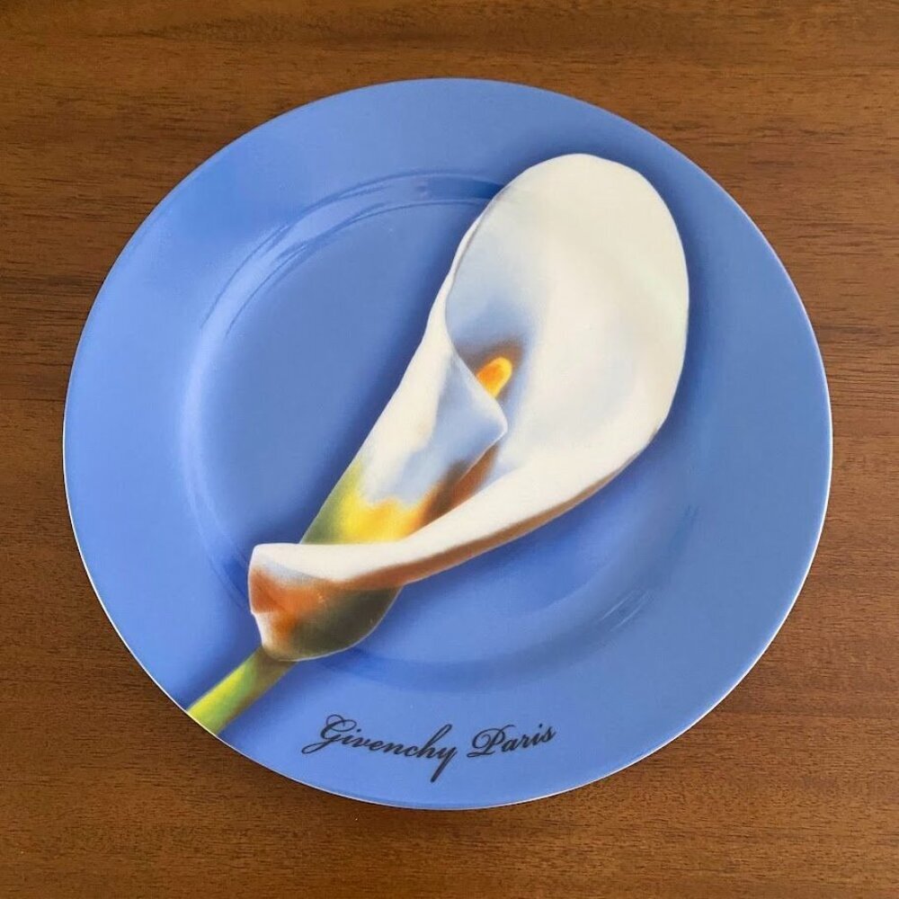 Givenchy Paris Decorative Salad Plate - Calla Lily